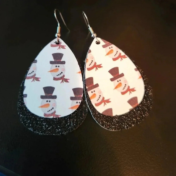 𝅺SNOWMAN earrings - Picture 1 of 1